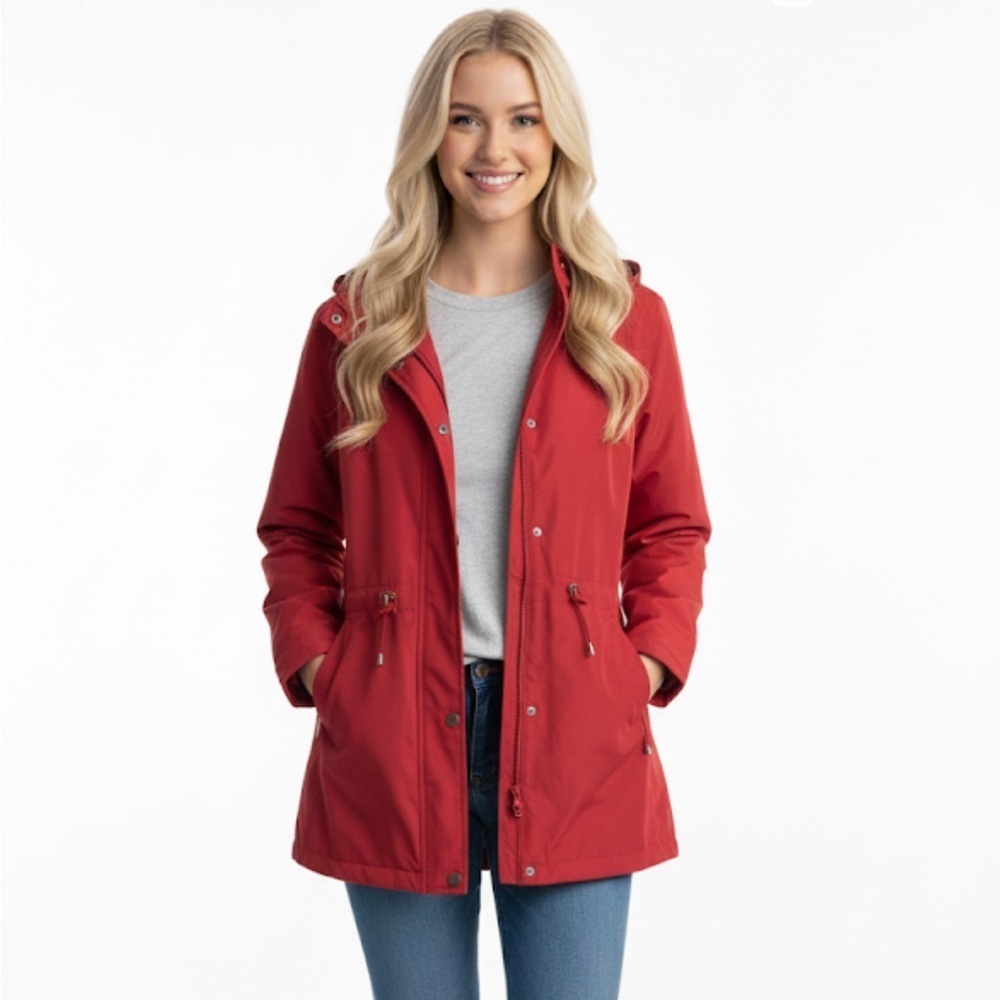 Basic Editions red jacket size large
